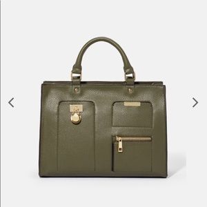 Olive green satchel